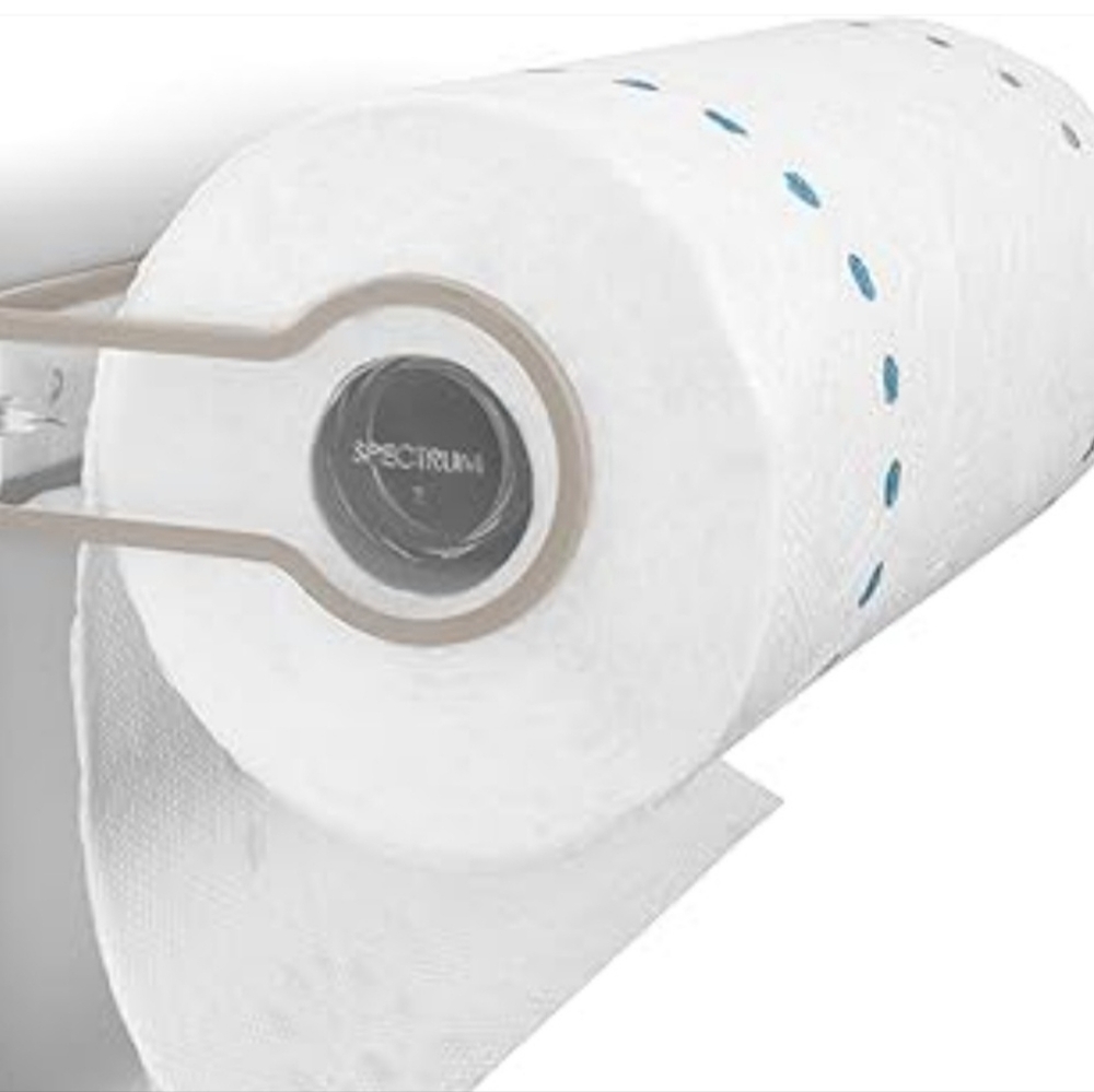 Paper Towel Holder, New. Wall Or Cabinet Mount, Hardware Included